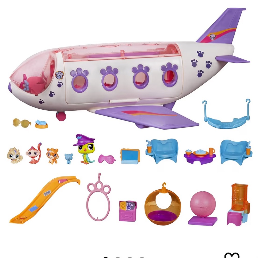 New! Littlest Pet Shop airplane